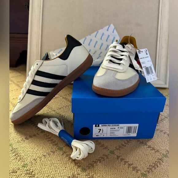 adidas X JJJJound White Samba NWT 7.5 M / 8.5 W - Picture 1 of 14